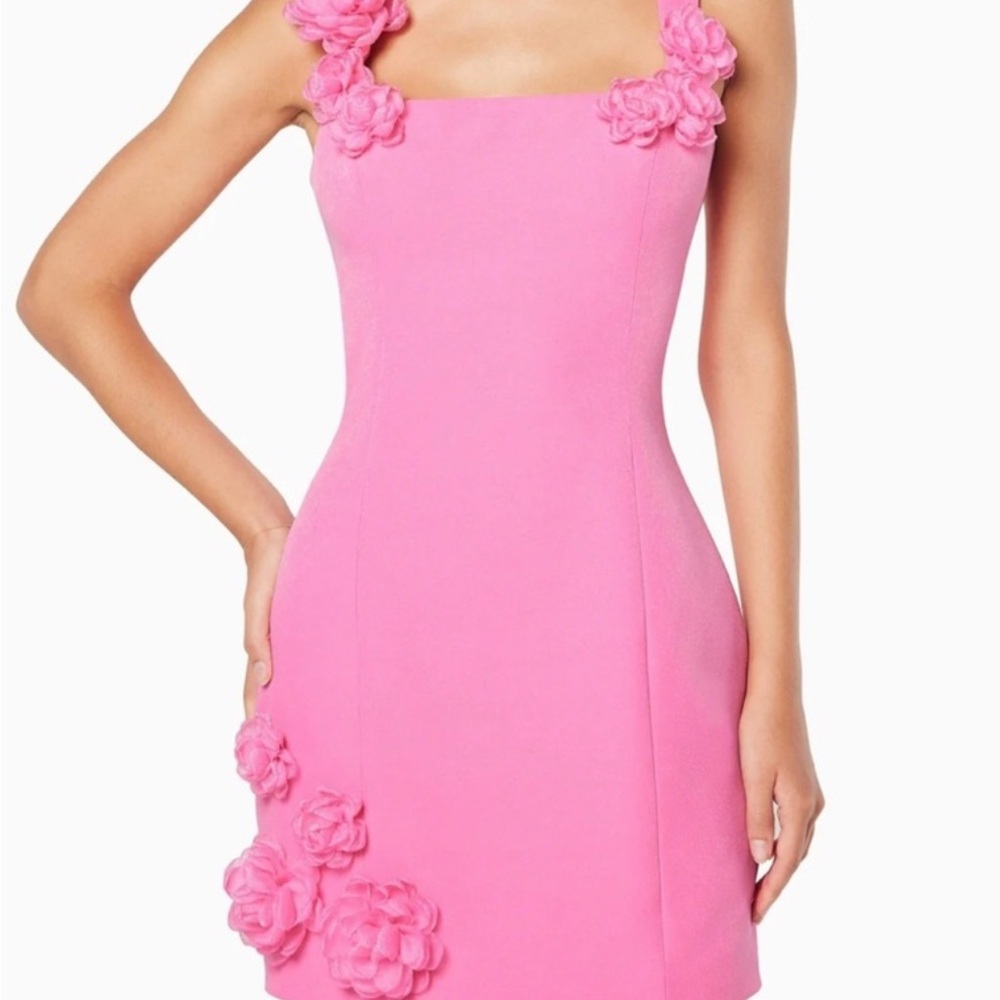 Elliatt Pink Floral Mini Dress
